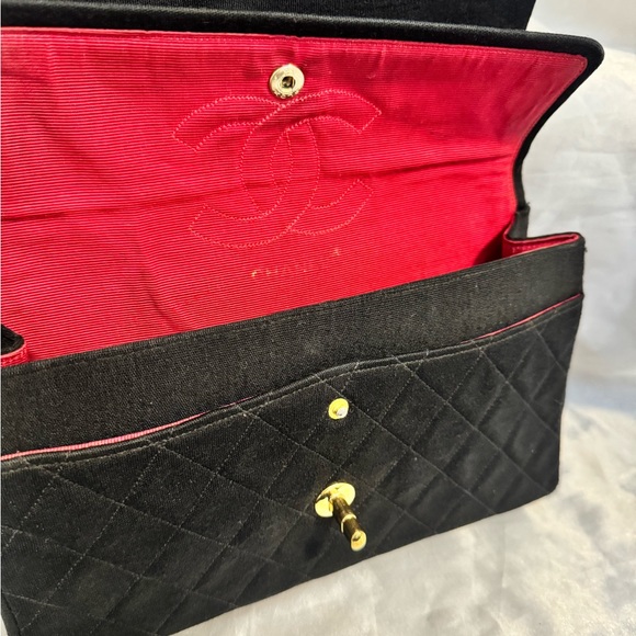 Chanel 2.55 Medium Classic Vintage Reissue Chain Jersey Double Flap Bag - Picture 10 of 16